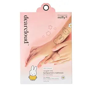 Miffy & Friends Temporary Tattoos ��� Vegan Ink, 20+ D