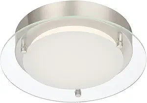 Designers Fountain LED1274-PN Edge Lit Flushmount, Polished Nickel