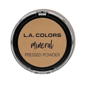 L.A. COLORS Mineral Pressed Powder, Warm Caramel (New Artwork) CMP378