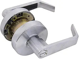 Em-D-Kay L30026 Heavy Duty Grade 2 Cylindrical Lever Set Privacy 2-3/4" Backset