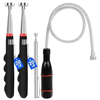 4Pcs Telescoping Magnetic Pickup Tool 30in with 20lb Pull Force