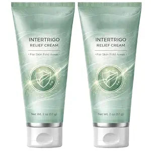 2PCS Intertrigo Cream, Skin Fold Care & Chafing Support Cream, Helps Soothe Irritated Skin and Reduce Friction, Fast-Drying Non-Greasy Formula for Daily Use, Supports Skin Comfort