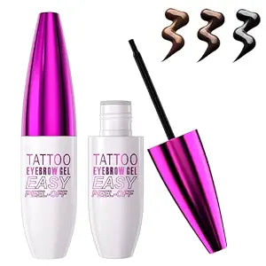 3Pcs Easy Peel Off Eyebrow Gel, Tattoo Brow Tint, Long-lasting, Waterproof