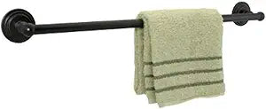 Dynasty Hardware 2600-ORB-3 Newport Series Bathroom Hardware Set, Oil Rubbed Bronze, 3-Piece Set, With 24" Towel Bar