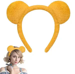 Sightor Bear Ears Headband Cute Bear Hairband Bear Women Soft Ear Head Wear