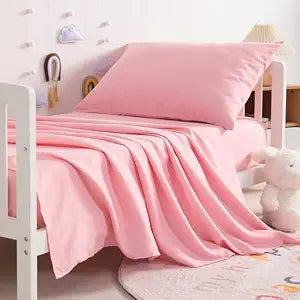 NTBAY Toddler Microfiber Sheet Set, 3 Piece, Pink