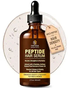 Multi Peptide Hair Serum for Hair Growth and Density, 2 fl oz