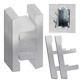 10Pack Switch Box Straps,Electrical Box F Clips Support