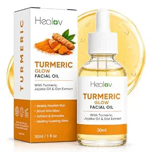 Turmeric Oil for Face – Nourishing Turmeric Facial Oil with Jojoba, & Oat