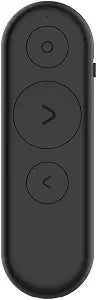 Lenovo Portable Rechargeable Presentation Remote Bluetooth 5.3 Wireless Clicker with Digital Pointer, USBC Charging, UltraLightweight, for Windows 10 or Later & macOS 12 or Later, Black