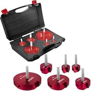 6PC Pvc Pipe Fitting Reamer Kit fit into standard 1/2" drills PVC pipe reamer tool PVC Pipe Fitting Saver Contains PPR75, PPR100, PPR150, PPR200, PPR300 and PPR400