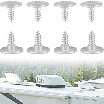 3310724.0040000002 Air Conditioner Shroud Screw Replacement (8 Pcs) for Dometic Brisk II and Penguin II Roof Top Air Conditioners