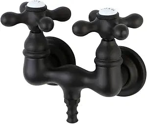 Kingston Brass CC37T5 Vintage Tub Faucet, 3-3/8-Inch Center, Oil Rubbed Bronze, Oil-Rubbed Bronze