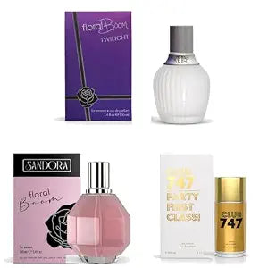 Sandora Fragrances Women's Perfume 3-Pack – Eau de Parfum – Three Full-Size 100 ml Bottles – Floral + Modern + Rich + Expressive Fragrance