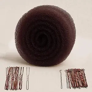 Dark Brown Hair Sponge for Updo - Hair Donuts for Updos
