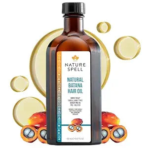 Nature Spell Batana Oil for Hair Growth, Pre-Diluted Hair Oil, 5.07 Fl Oz