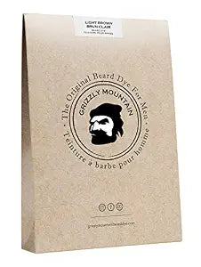 Grizzly Mountain Beard Dye - Organic & Natural Light Brown Beard Dye