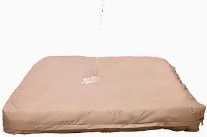 Dog Bed Cover Waterproof Cover for Dog Bed Heavy Duty, Machine Washable Zippered Liner Durable, USA-Made Fabric for Pets Ideal Pet Bedding Protector for Accidents and Messes - XL (Tan)