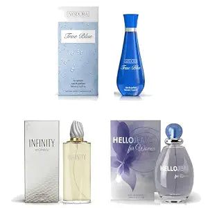 Sandora Fragrances Women's Perfume 3-Pack – Eau de Parfum – Three Full-Size 100 ml Bottles – Fresh, Floral, Clean, Modern, Timeless, Soft, Everyday + Balanced Fragrance