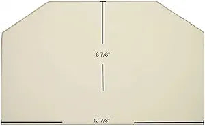 Aurora 7GASDO-1arch Arch Door Glass Replacement Γ 12 7/8" x 8 7/8" Ceramic Panel