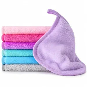 Sukh Makeup Remover Cloth - 7PCS Reusable Makeup Remover Pads, Microfiber