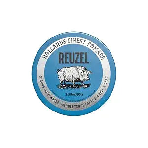 REUZEL Blue Pomade Strong Hold High Shine 3.38 oz 95g