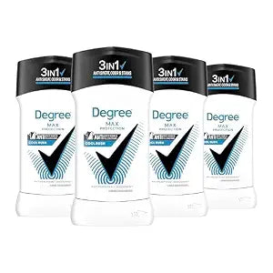 Degree Men Max Protection Antiperspirant Deodorant, 4 Pack, 2.6 oz