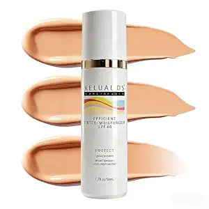Anti-Aging Tinted Face Moisturizer & Sheer Face Sunscreen SPF 46, Hydrating Skin Care & Sunscreen Moisturizer,1.7OZ/50ML