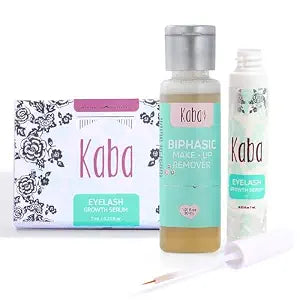 Kaba Eyelash Growth Serum for Longer Thicker Lashes, Dermatologist Tested