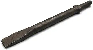Ingersoll Rand HH1-214F-12 1" Flat Chipping Hammer Chisel Steel - 12"L Hex Shank Oval Collar