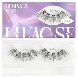 Lilac St - Originals Natural Faux Eyelash Clusters (16mm) - Soft, Natural Look - DIY Lash Extension Wisps - Lightweight & Lifelike - Lasts 10 Days - Cruelty Free, Vegan, Women Founded - 10 Lashes