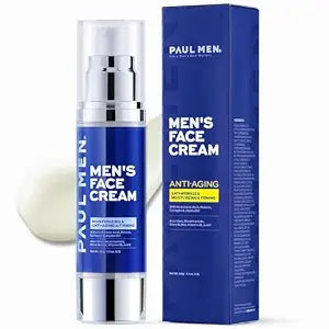 Enaskin Naturals Men's Anti-Aging Face Moisturizer Cream: 7-in-1 Ultra Hydration for Deep Wrinkle Repair & Tightening - Vitamin Boost for Youthful Skin - 1.7 oz