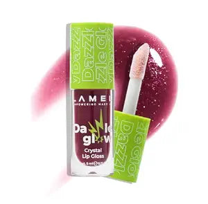 Lamel Dazzle Glow Crystal Lip Gloss ��� Wine Red Shad