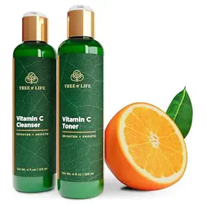 Tree of Life - Vitamin C Facial Cleanser - Face Care - 4 Fl Oz (Pack of 2)