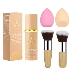 Color Changing Foundation 4-in-1 with SPF50, Match Liquid Foundation Medium