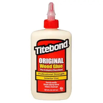 Titebond Original Wood Glue 5063, Industry Standard for Woodworking, Furniture Repair/Assembly, Construction, Home Repair or Modeling, 8 oz