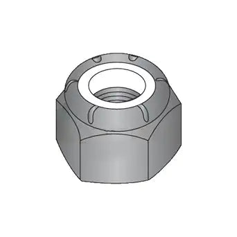 8-32 Light Hex Standard/NM Nylon Insert Locknuts/Steel/Black Oxide (Carton: 2,000 pcs)