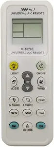 Replacement Universal Air Conditioner A/C Remote Control K-1028E for Haier,LG,Hitachi,Panasonic,Sharp,Gree,Midea,Bosch,Toshiba,Sanyo Universal air Conditioner Remote Control