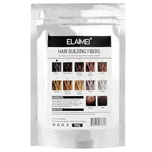 Hair Fibers Spray Refill Powder 100 Grams,Black,Thinning Fine Hair Loss Concealer,Undetected & Unscented,Refill Exsiting Shaker Bottle