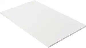 Kaboon 36x24 inches Tabletop, Solid One-Piece Desktop for Sit Stand Desk, Double Desks, L Desk DIY,Wood Countertop Home or Commercial Use,1 inch Thick, White