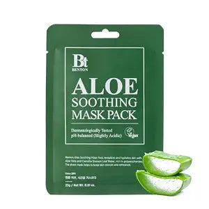 BENTON Aloe Soothing Mask Pack | 23g x 10 Packs - Aloe Vera Face Masks