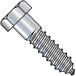 3/8X2 1/2 Hex Lag Screw Zinc Gimlet Point (Pack Qty 300) BC-3740L by Shorpioen