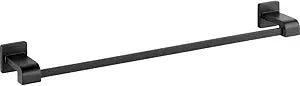 Delta Towel Rack | 24 Inch Matte Black Towel Bar for Bathroom, Kitchen | Ara Accessories