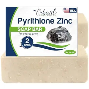 Zinc Soap Bar with Zinc Pyrithione – Face & Body Wash for Sensitive Skin