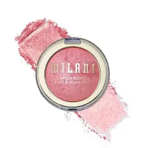 Milani Baked Blush, Makeup Powder Blush for Cheeks - Dolce Pink