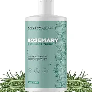 Biotin Rosemary Conditioner for Thinning Hair - Vegan Rosemary Biotin Conditioner with Volumizing Plant Proteins & B Vitamins for Fine Weak & Dull Hair - Sulfate Paraben & Silicone Free (16 Fl Oz)