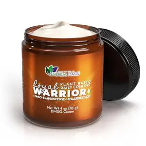Herbal Mana Frankincense DMSO Body Cream with Magnesium & Hyaluronic Acid | Royal Warrior