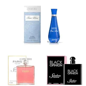 Sandora Fragrances Women's Perfume 3-Pack – Eau de Parfum – Three Full-Size 100 ml Bottles – Warm Fresh Rich Modern Everyday & Evening Fragrance