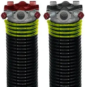 Alcan Garage Door Torsion Spring 207x1.75x23 Springs for Garage Door Repair | Left and Right Hand Wound Replacement (Pair)