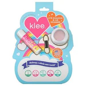 Luna Star Klee Eye Shadow and Lip Shimmer Makeup Kit. Gentle and Non-Toxic. Kid-Friendly. Made in USA. (Primrose Shimmer)